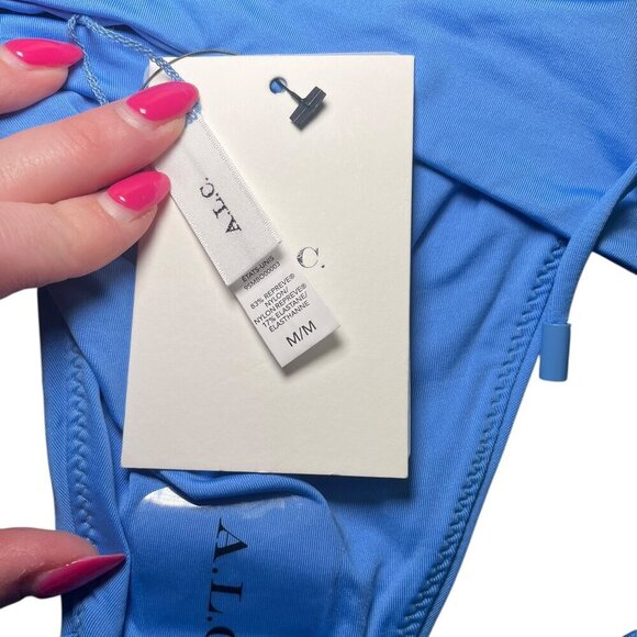 A.L.C. Amina Blue String Bikini Bottom Medium NWT - Picture 4 of 4